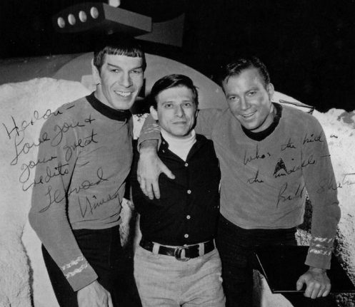 Nimoy, Ellison, Shatner circa 1967